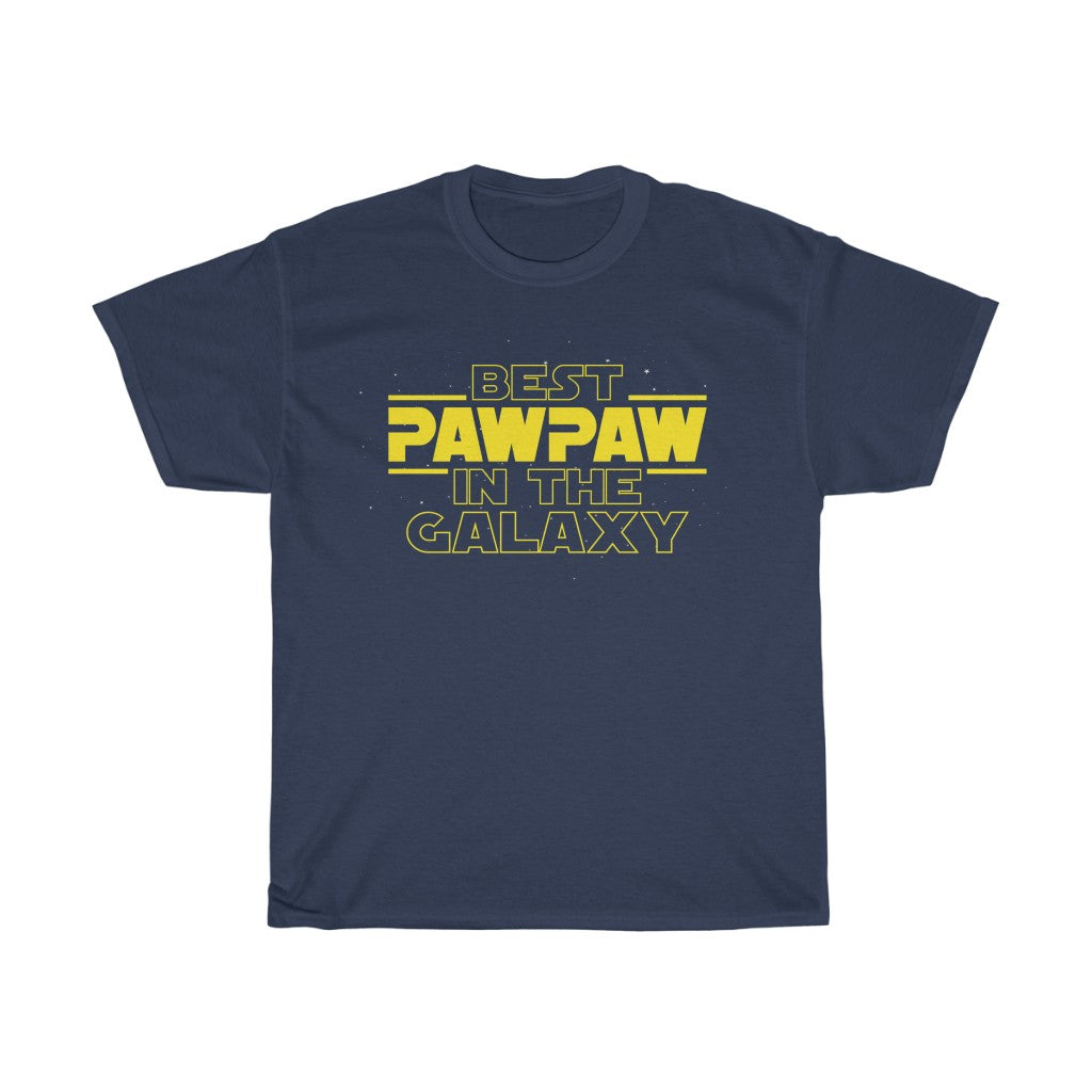 Mens "Best Pawpaw In The Galaxy" T-Shirt Best Pawpaw Gifts Father's Day Birthday or Christmas Gift — photo 3