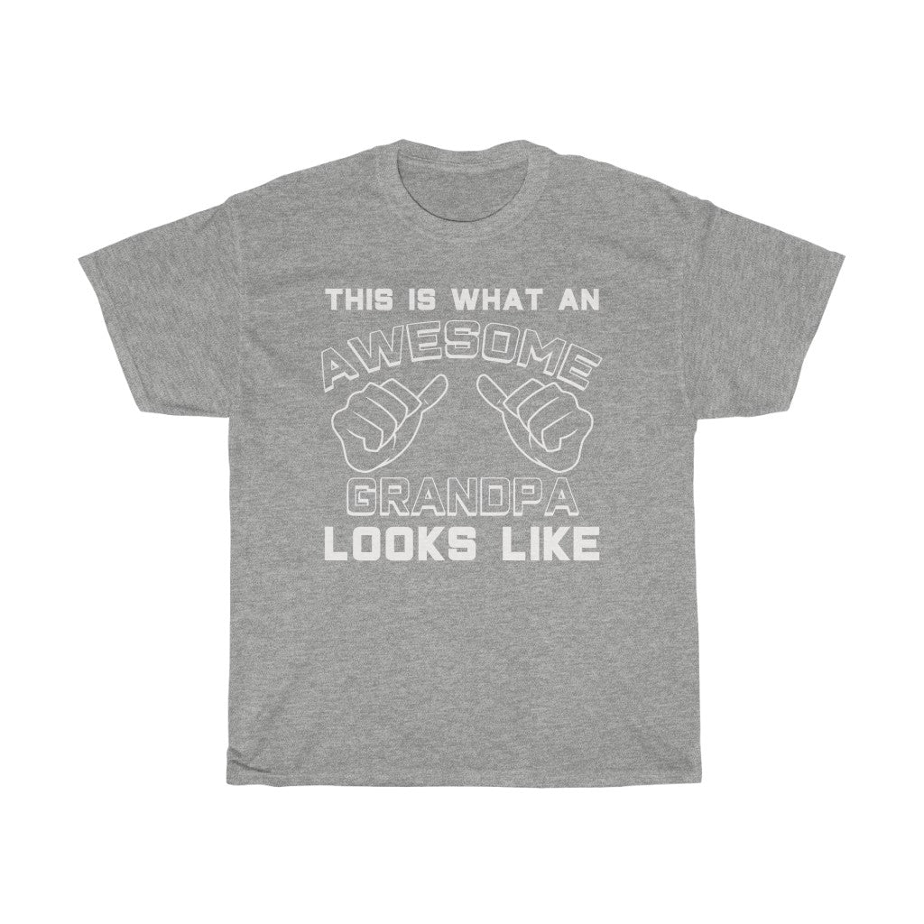 Best Grandpa Gifts: "This Is What An Awesome Grandpa Looks Like" Father's Day Mens T-Shirt — photo 3
