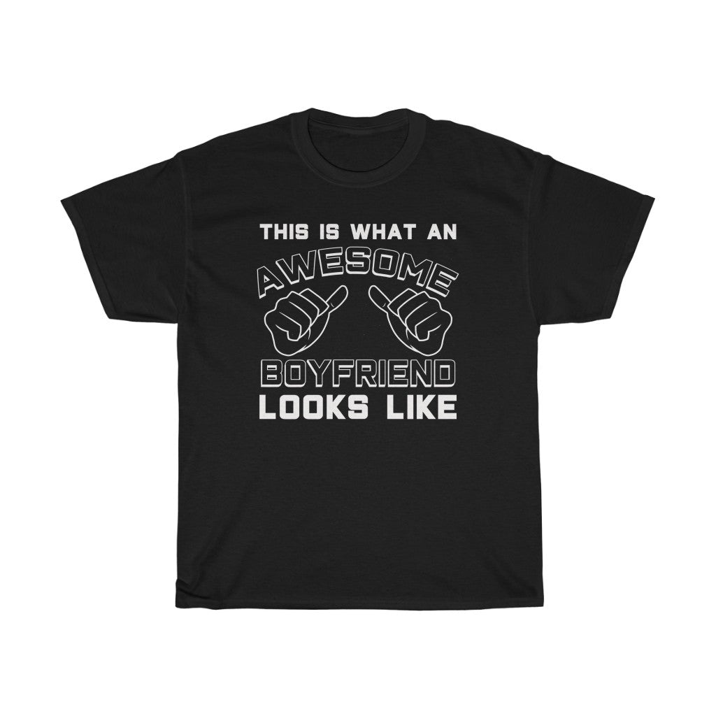 Best Boyfriend Gifts: "This Is What An Awesome Boyfriend Looks Like" Anniversary Valentine's Day Mens T-Shirt — photo 2