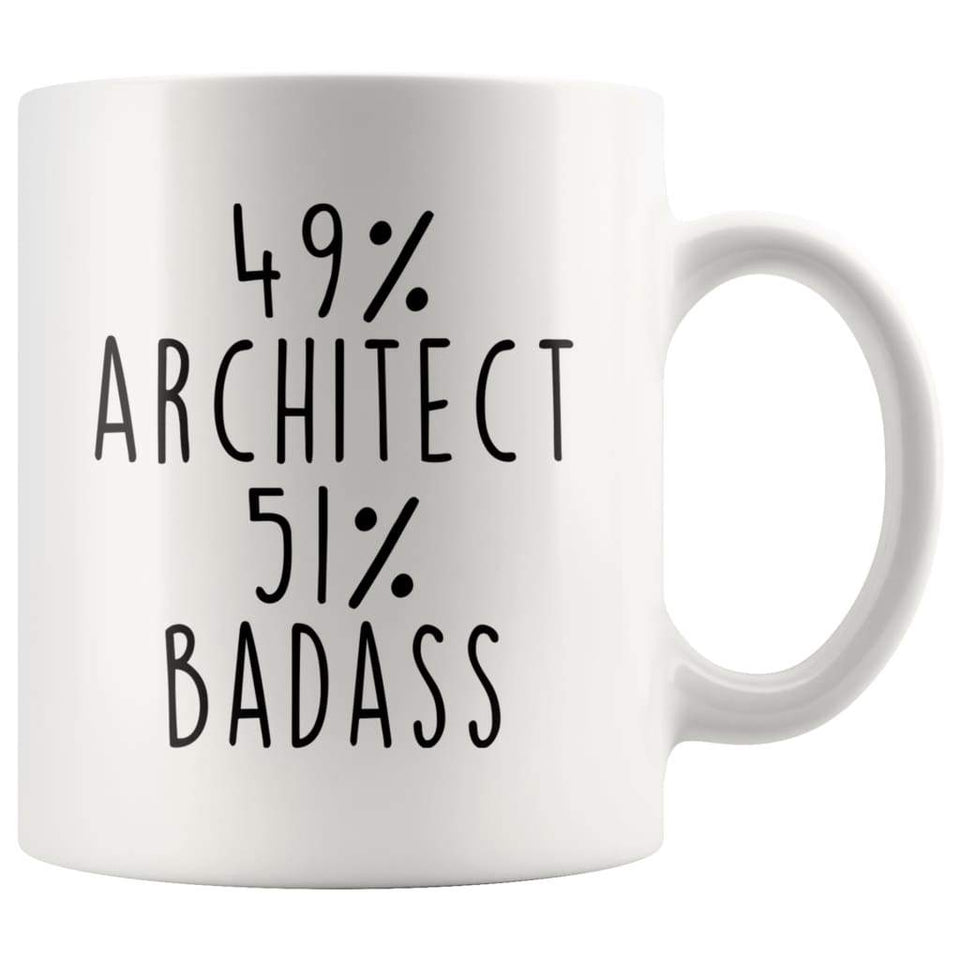 49% Architect 51% Badass Coffee Mug