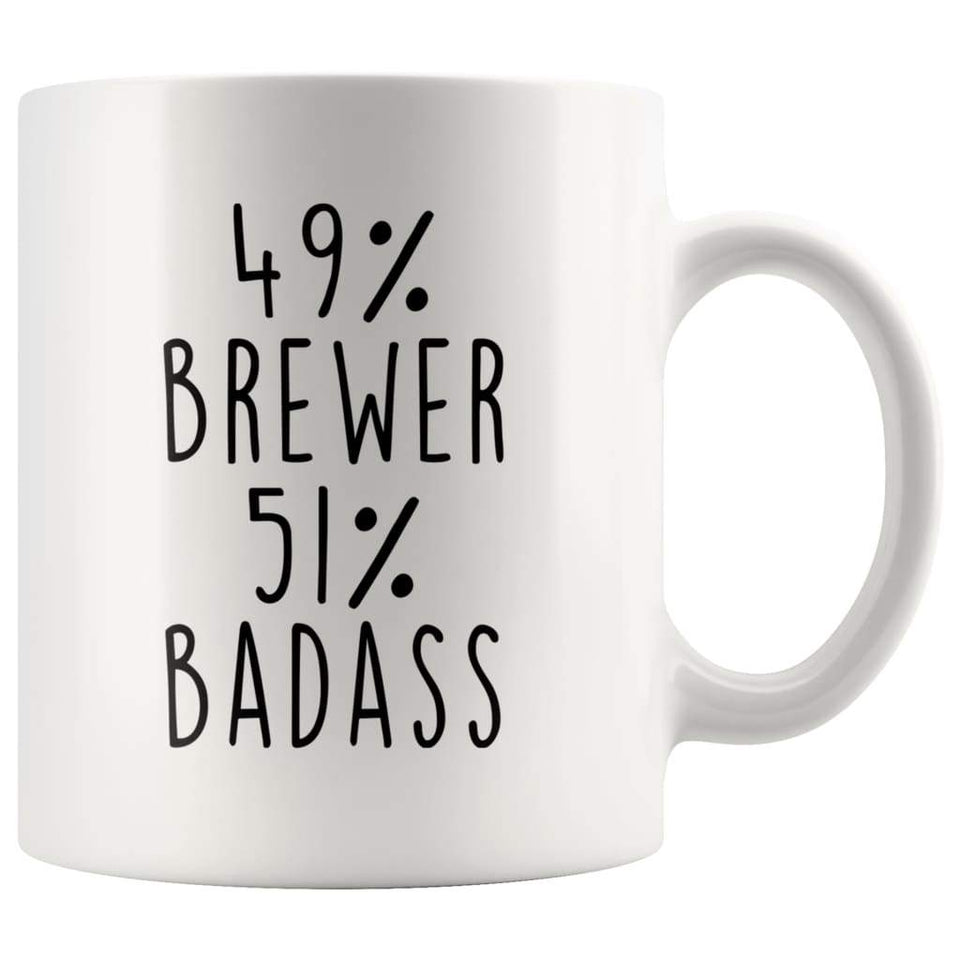 49% Brewer 51% Badass Coffee Mug