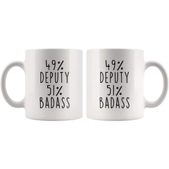 Load image into Gallery viewer, 49% Deputy 51% Badass Coffee Mug
