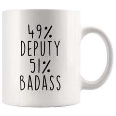 Load image into Gallery viewer, 49% Deputy 51% Badass Coffee Mug