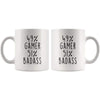 49% Gamer 51% Badass Coffee Mug | Gift for Gamer | Gamer Gifts $14.99 | Drinkware