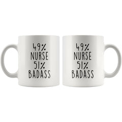 Load image into Gallery viewer, 49% Nurse 51% Badass Coffee Mug