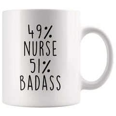 Load image into Gallery viewer, 49% Nurse 51% Badass Coffee Mug
