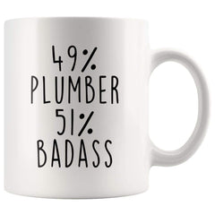 Load image into Gallery viewer, 49% Plumber 51% Badass Coffee Mug