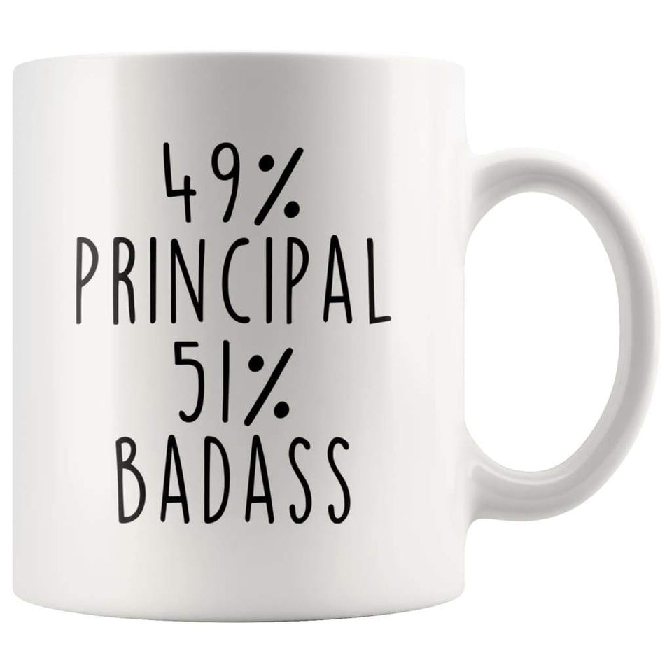 49% Principal 51% Badass Coffee Mug