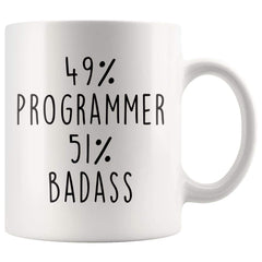 Load image into Gallery viewer, 49% Programmer 51% Badass Coffee Mug