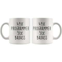 Load image into Gallery viewer, 49% Programmer 51% Badass Coffee Mug