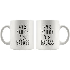 Load image into Gallery viewer, 49% Sailor 51% Badass Coffee Mug