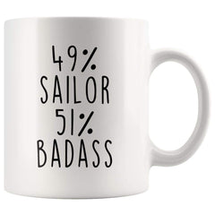 Load image into Gallery viewer, 49% Sailor 51% Badass Coffee Mug