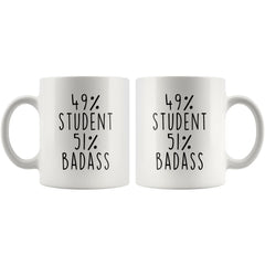 Load image into Gallery viewer, 49% Student 51% Badass Coffee Mug