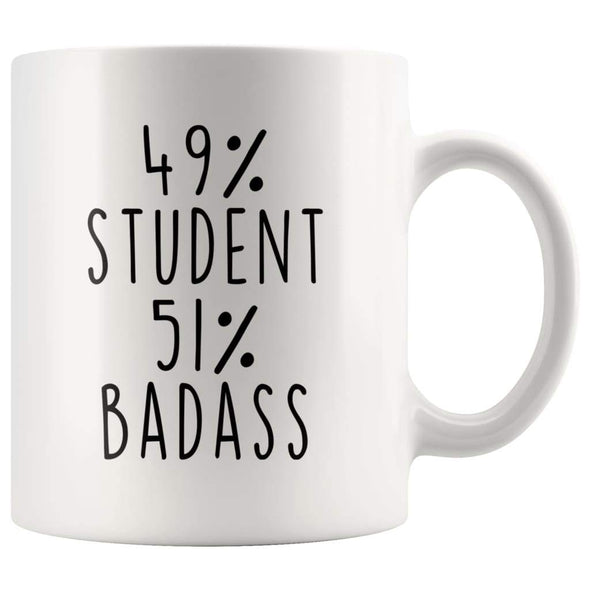 49% Student 51% Badass Coffee Mug | Student Gift $14.99 | Student Coffee Mug Drinkware