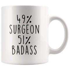 Load image into Gallery viewer, 49% Surgeon 51% Badass Coffee Mug