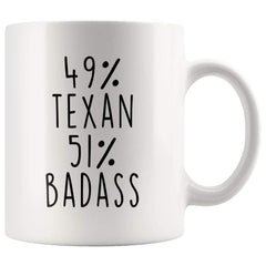 Load image into Gallery viewer, 49% Texan 51% Badass Coffee Mug