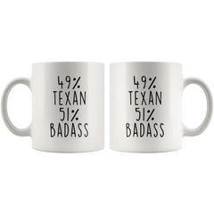 Load image into Gallery viewer, 49% Texan 51% Badass Coffee Mug