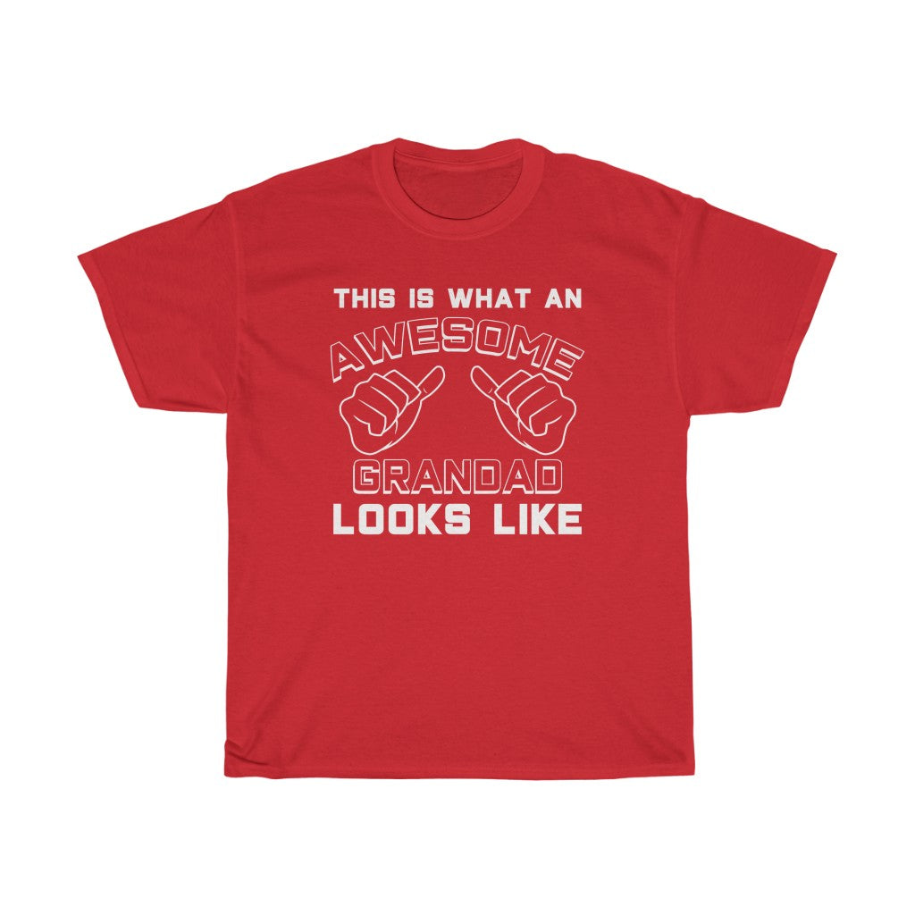 Best Grandad Gifts: "This Is What An Awesome Grandad Looks Like" Grandpa Father's Day Mens T-Shirt — photo 10