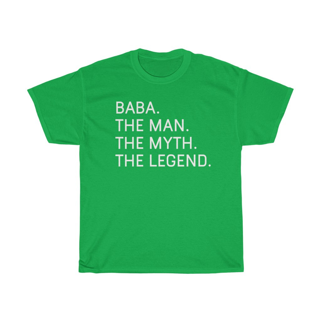 Best Baba Gifts "Baba The Man The Myth The Legend" T-Shirt Funny Gift Idea for Baba Grandpa Mens Tee — photo 6