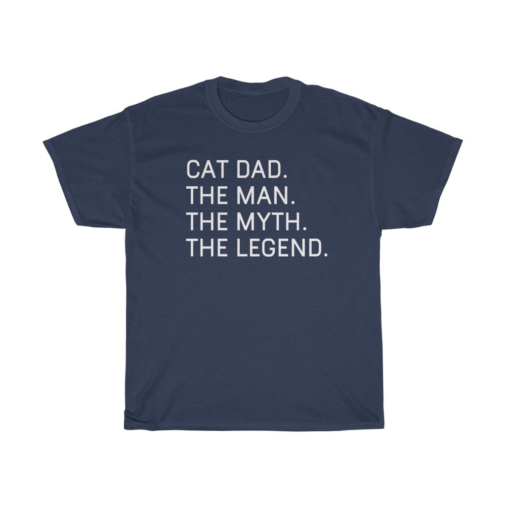 Best Cat Lover Gifts "Cat Dad The Man The Myth The Legend" T-Shirt Funny Gift Idea for Cat Owner Mens Tee — photo 1