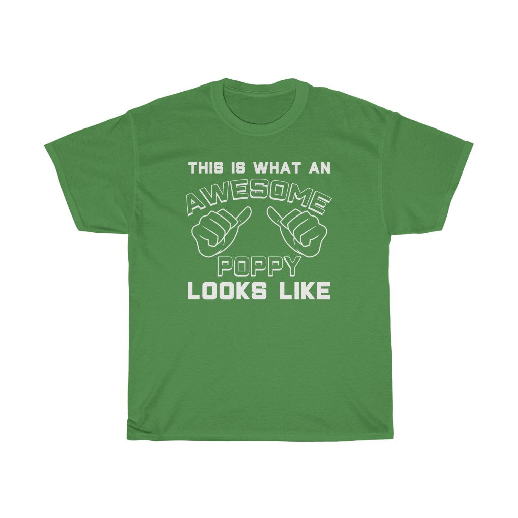 Best Poppy Gifts: "This Is What An Awesome Poppy Looks Like" Father's Day Mens T-Shirt — photo 5