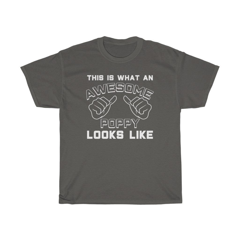Best Poppy Gifts: "This Is What An Awesome Poppy Looks Like" Father's Day Mens T-Shirt — photo 3