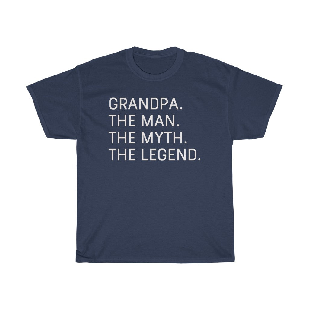 Best Grandpa Gifts "Grandpa The Man The Myth The Legend" T-Shirt Funny Gift Idea for Grandpa Mens Tee — photo 1