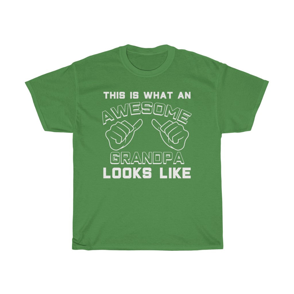 Best Grandpa Gifts: "This Is What An Awesome Grandpa Looks Like" Father's Day Mens T-Shirt — photo 5