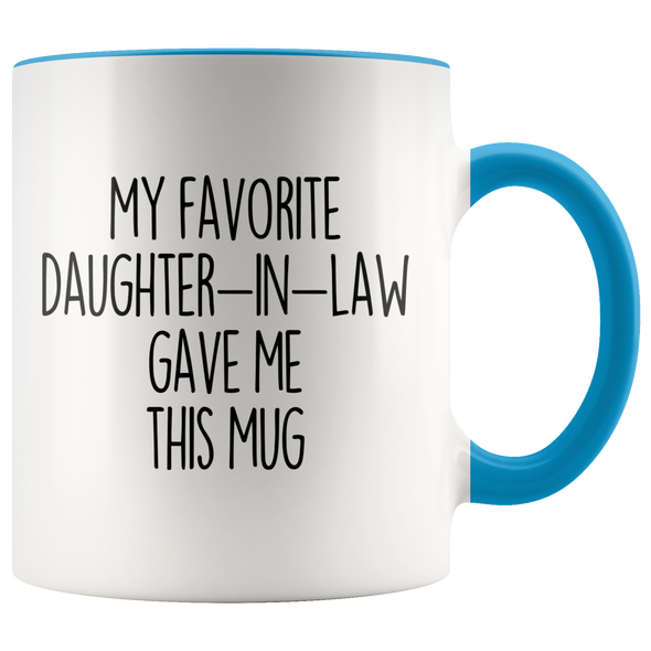 My Favorite Daughter-In-Law Gave This Mug Father-In-Law Mug Father-In-Law Gifts For Father-In-Law Coffee Cup