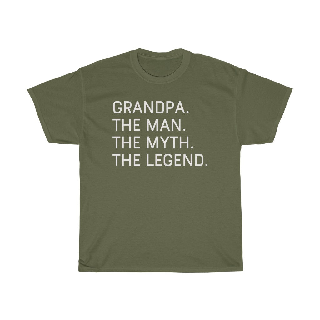 Best Grandpa Gifts "Grandpa The Man The Myth The Legend" T-Shirt Funny Gift Idea for Grandpa Mens Tee — photo 5