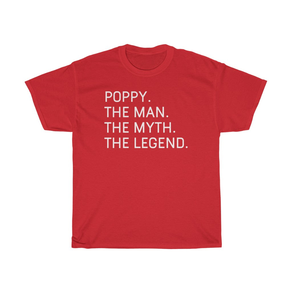 Best Poppy Gifts "Poppy The Man The Myth The Legend" T-Shirt Funny Gift Idea for Poppy Grandpa Mens Tee — photo 10
