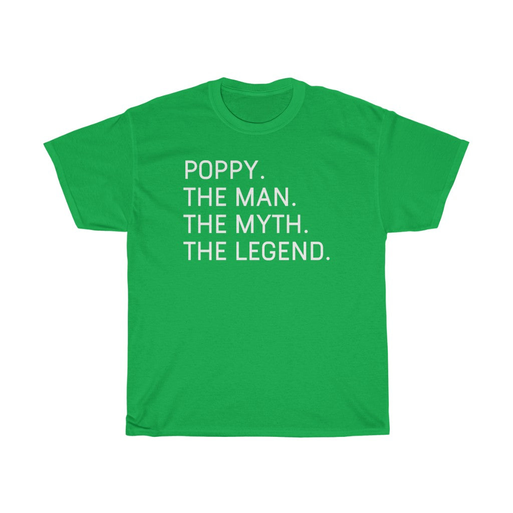 Best Poppy Gifts "Poppy The Man The Myth The Legend" T-Shirt Funny Gift Idea for Poppy Grandpa Mens Tee — photo 7