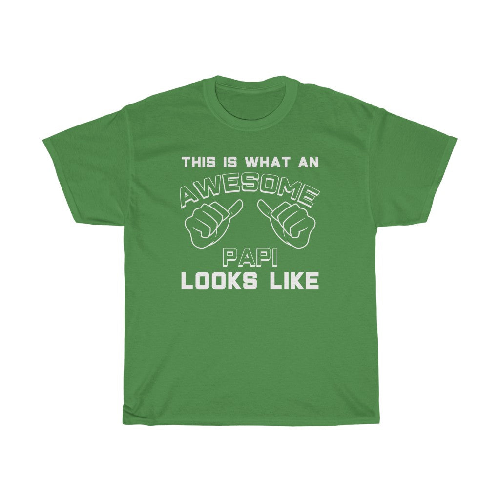 Best Papi Gifts: "This Is What An Awesome Papi Looks Like" Father's Day Mens T-Shirt — photo 5