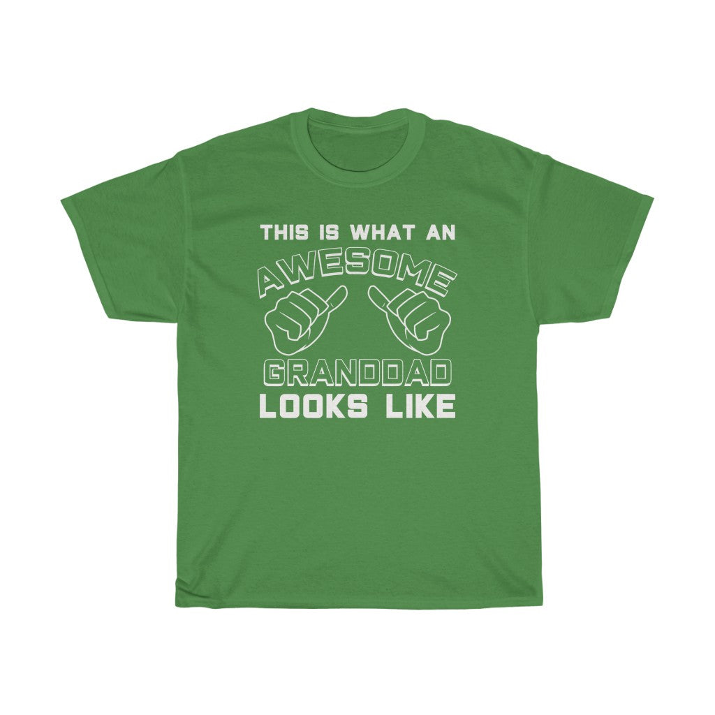 Best Granddad Gifts: "This Is What An Awesome Granddad Looks Like" Grandpa Father's Day Mens T-Shirt — photo 6
