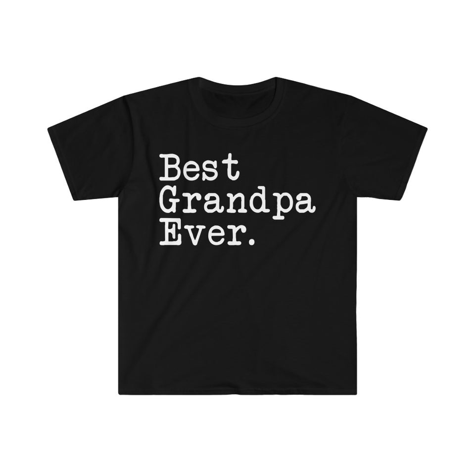 Best Grandpa Ever T-Shirt Father's Day Gift for Grandpa Tee Birthday Gift Christmas Gift New Grandpa Gift Unisex Shirt