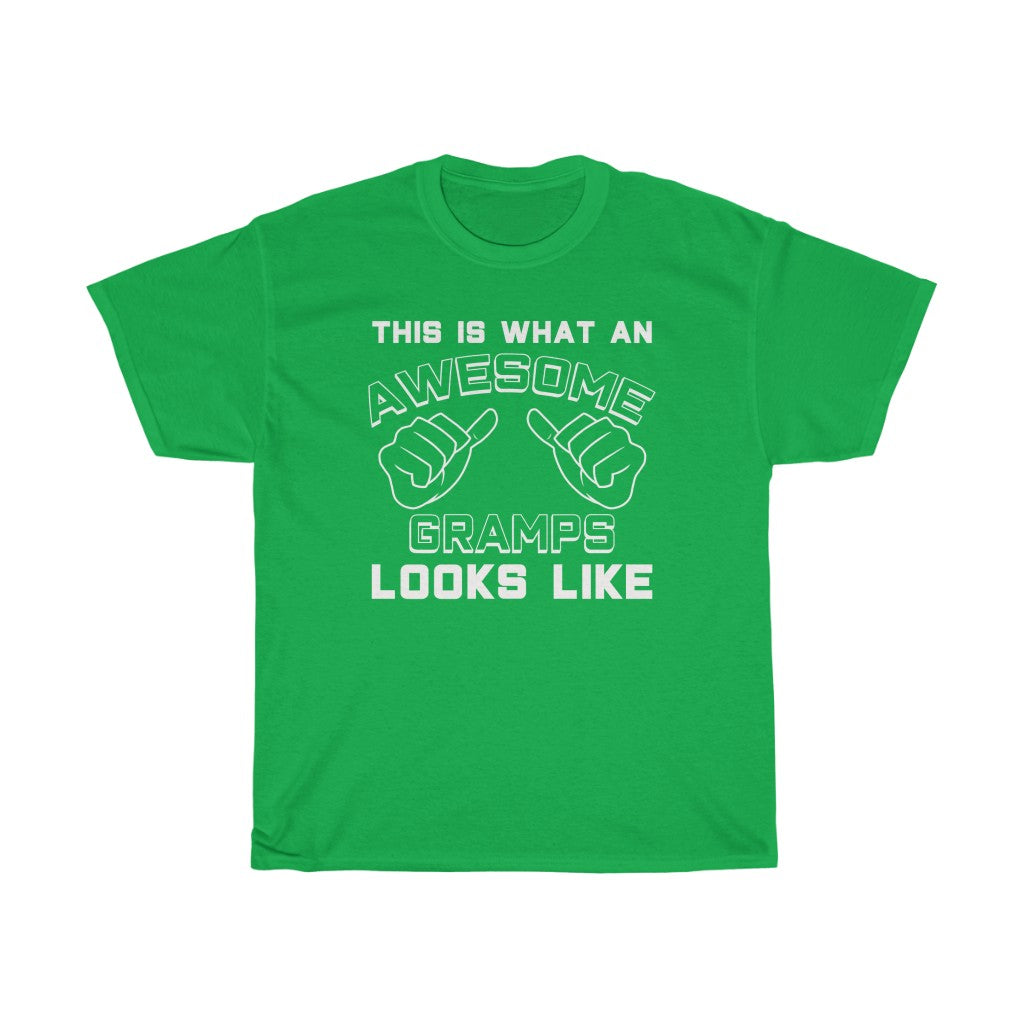 Best Gramps Gifts: "This Is What An Awesome Gramps Looks Like" Grandpa Father's Day Mens T-Shirt — photo 7