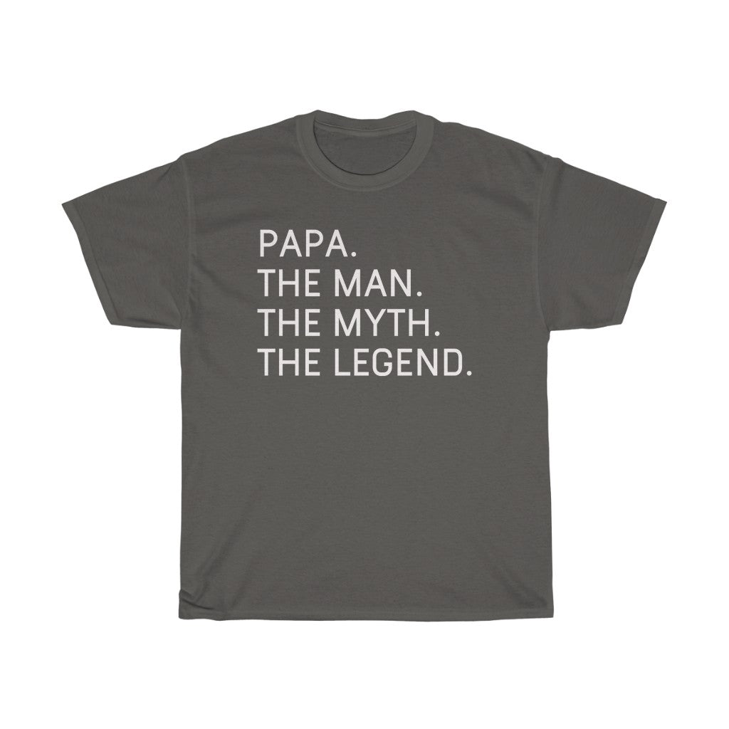 Best Papa Gifts "Papa The Man The Myth The Legend" T-Shirt Funny Gift Idea for Papa Mens Tee — photo 4