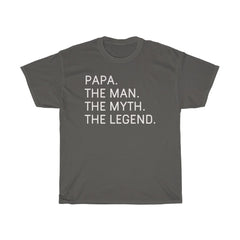 Load image into Gallery viewer, Best Papa Gifts &amp;quot;Papa The Man The Myth The Legend&amp;quot; T-Shirt Funny Gift Idea for Papa Mens Tee