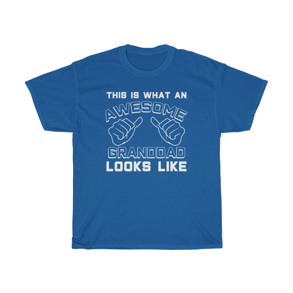 Best Granddad Gifts: "This Is What An Awesome Granddad Looks Like" Grandpa Father's Day Mens T-Shirt — photo 9