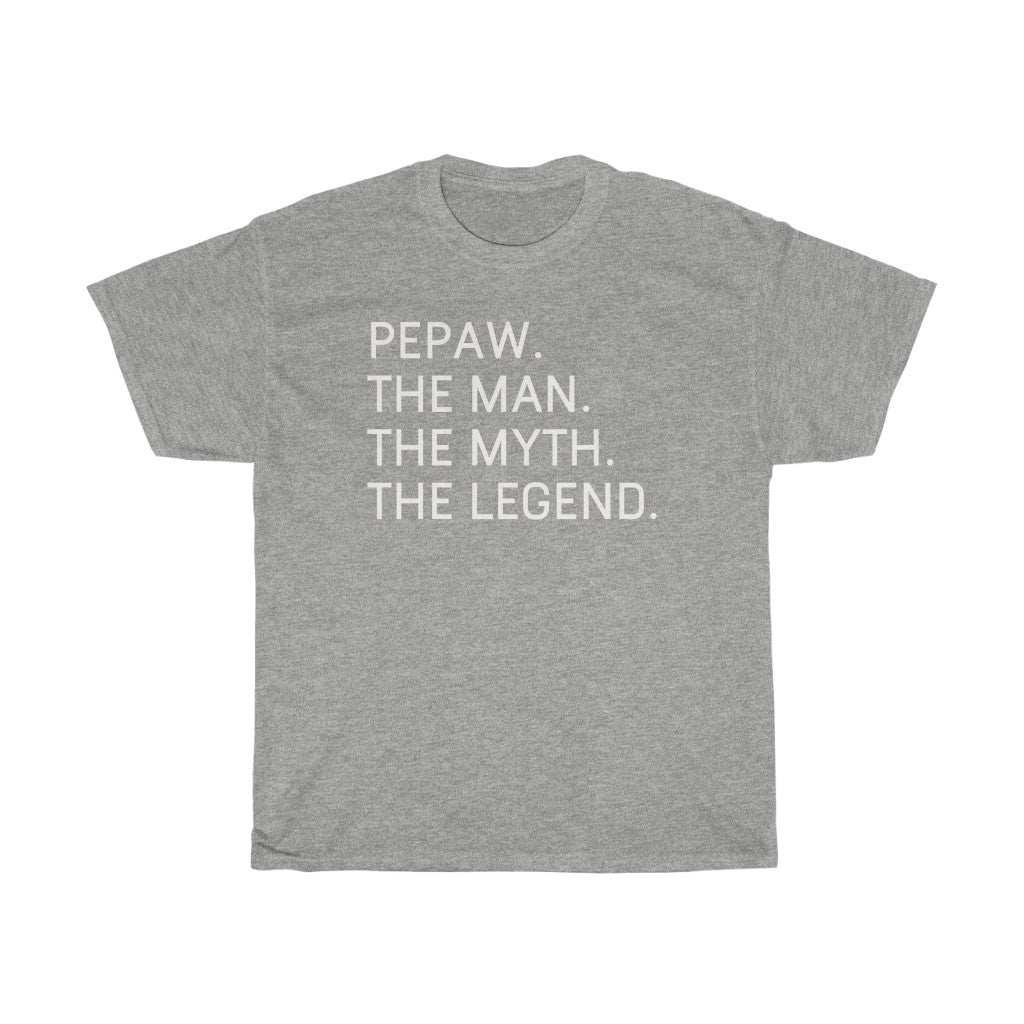 Best Pepaw Gifts "Pepaw The Man The Myth The Legend" T-Shirt Funny Gift Idea for Pepaw Mens Tee — photo 2