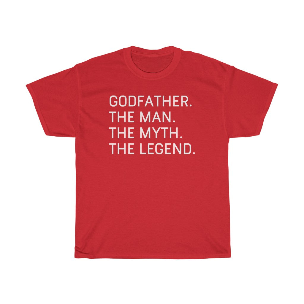 Best Godfather Gifts "Godfather The Man The Myth The Legend" T-Shirt Funny Gift Idea for Godfather Mens Tee — photo 10