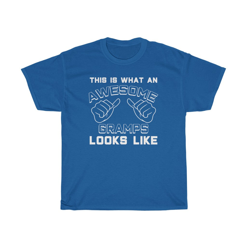 Best Gramps Gifts: "This Is What An Awesome Gramps Looks Like" Grandpa Father's Day Mens T-Shirt — photo 9