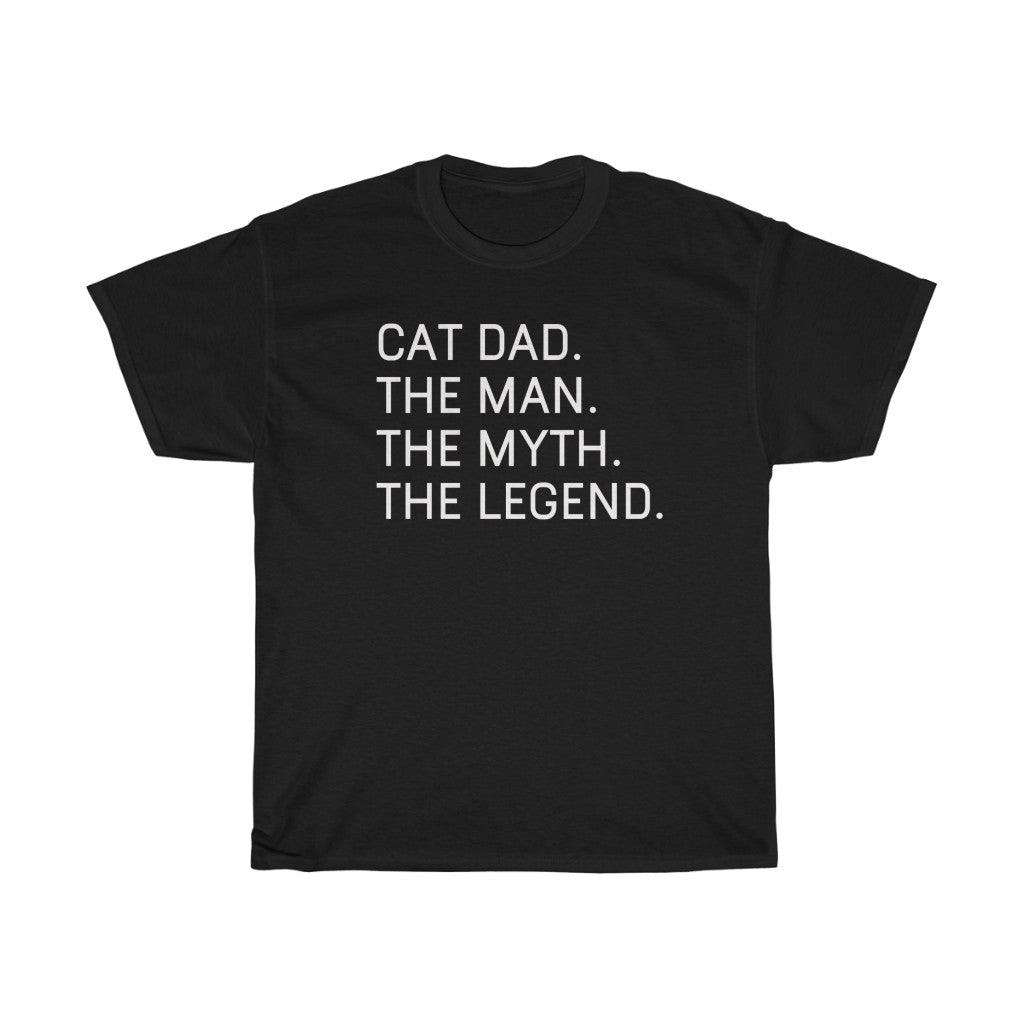 Best Cat Lover Gifts "Cat Dad The Man The Myth The Legend" T-Shirt Funny Gift Idea for Cat Owner Mens Tee — photo 2