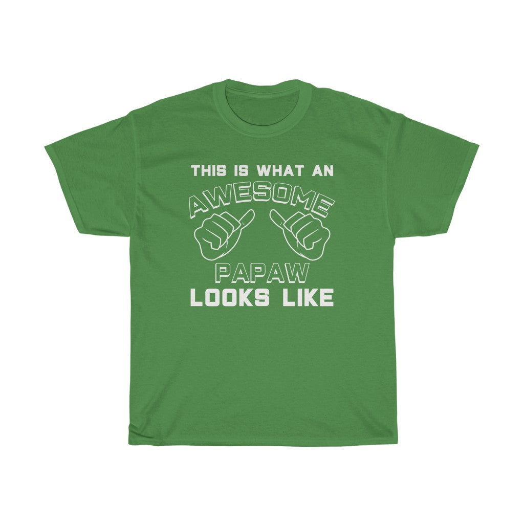 Best Papaw Gifts: "This Is What An Awesome Papaw Looks Like" Grandpa Father's Day Mens T-Shirt — photo 6