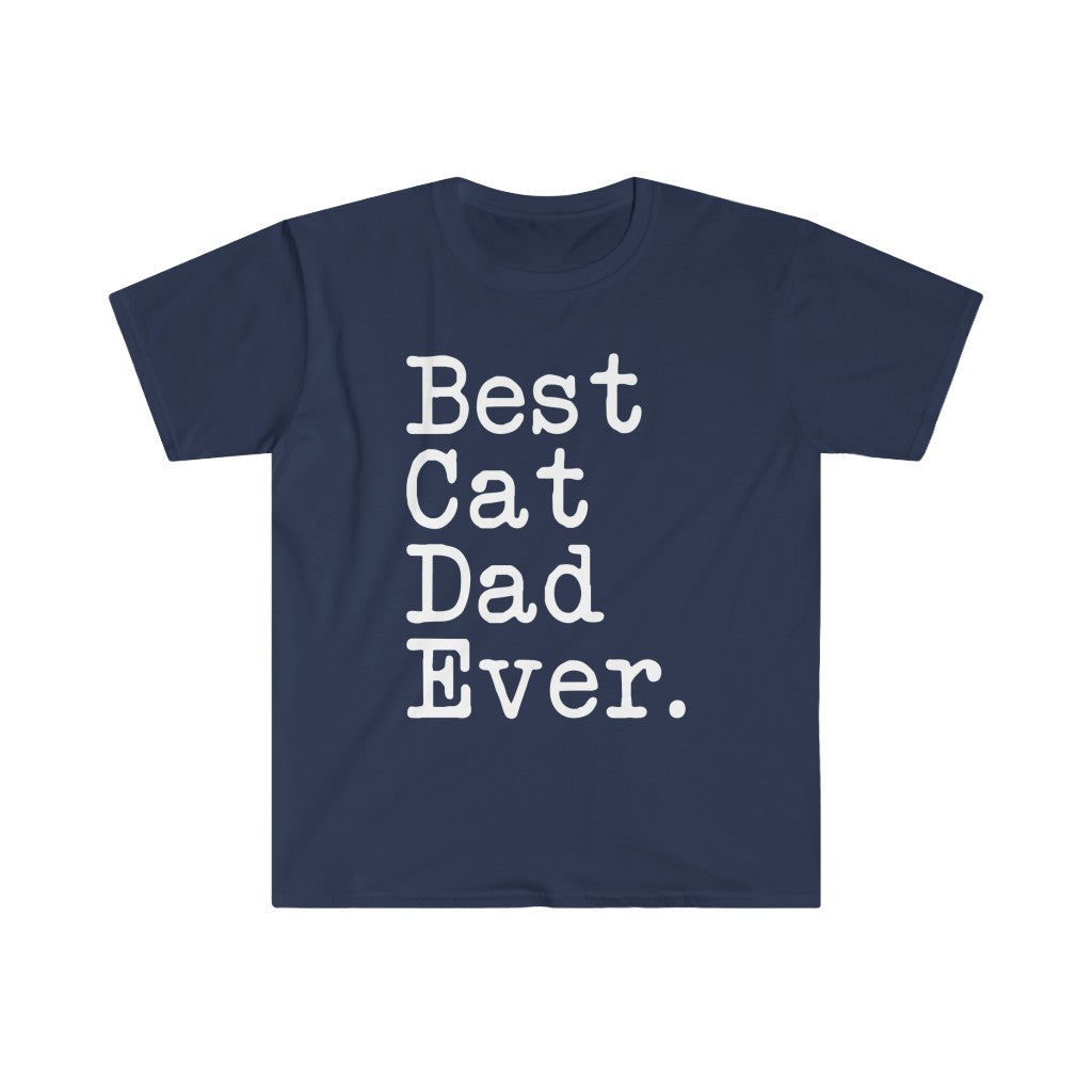 Gifts for Cat Lovers Best Cat Dad Ever T-Shirt Father's Day Gift for Cat Dad Tee Pet Owner Cat Rescue Gift Unisex Shirt — photo 6