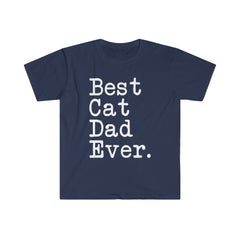 Load image into Gallery viewer, Gifts for Cat Lovers Best Cat Dad Ever T-Shirt Father&amp;#39;s Day Gift for Cat Dad Tee Pet Owner Cat Rescue Gift Unisex Shirt