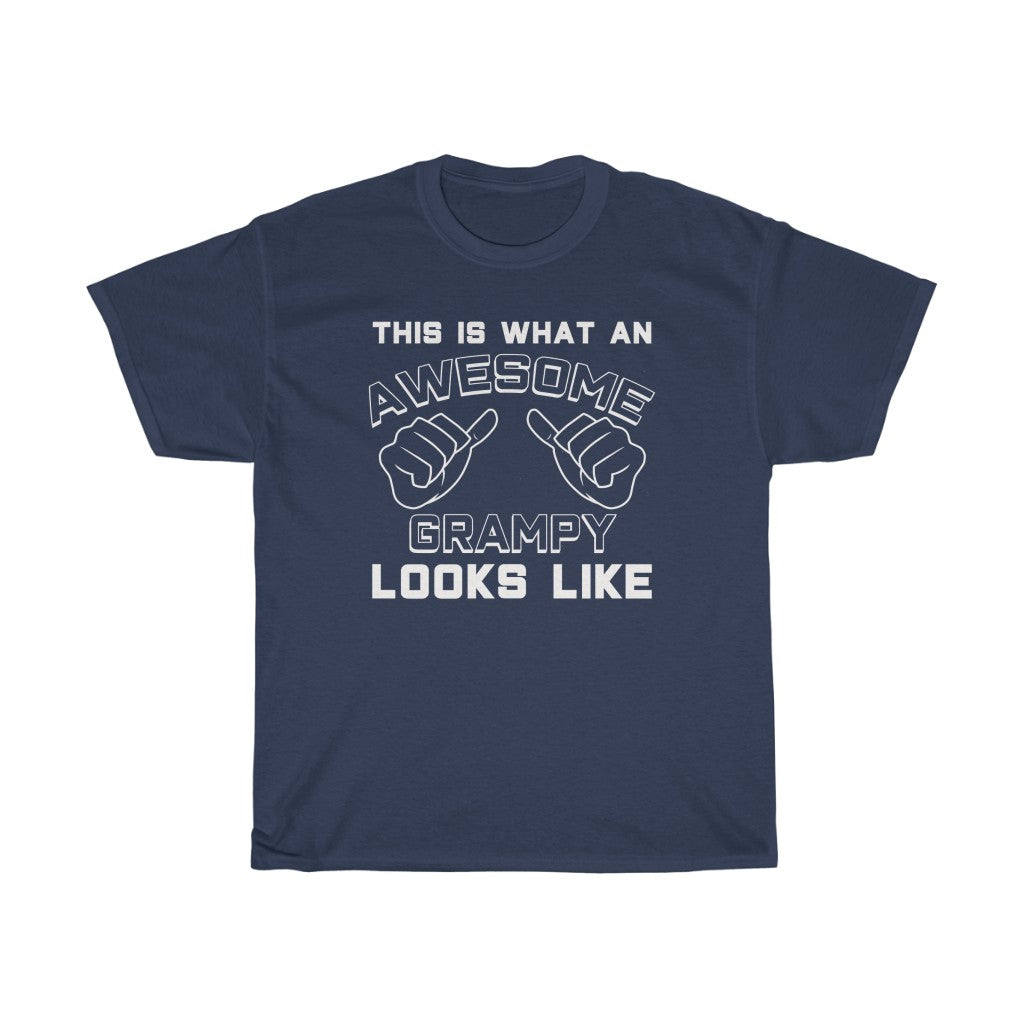 Best Grampy Gifts: "This Is What An Awesome Grampy Looks Like" Grandpa Father's Day Mens T-Shirt — photo 1
