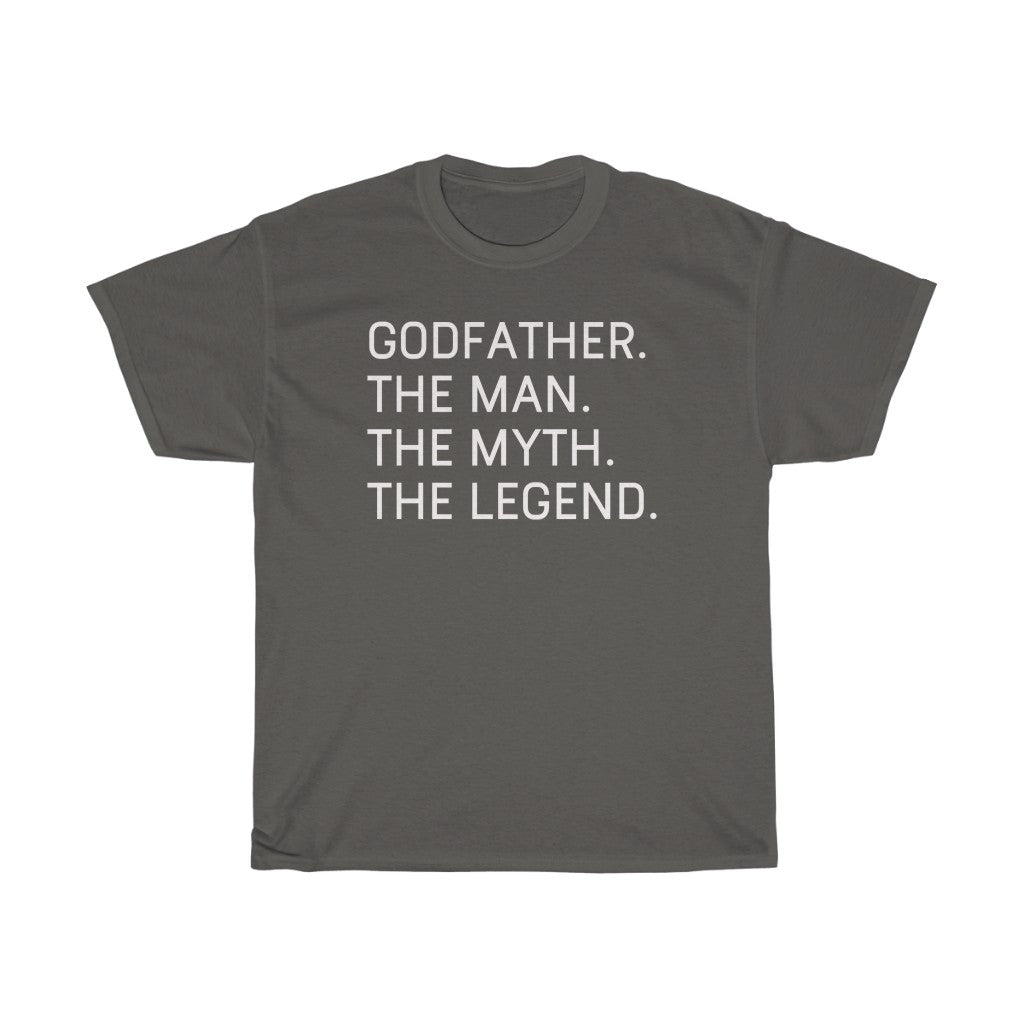 Best Godfather Gifts "Godfather The Man The Myth The Legend" T-Shirt Funny Gift Idea for Godfather Mens Tee — photo 4
