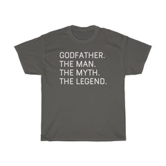 Load image into Gallery viewer, Best Godfather Gifts &amp;quot;Godfather The Man The Myth The Legend&amp;quot; T-Shirt Funny Gift Idea for Godfather Mens Tee