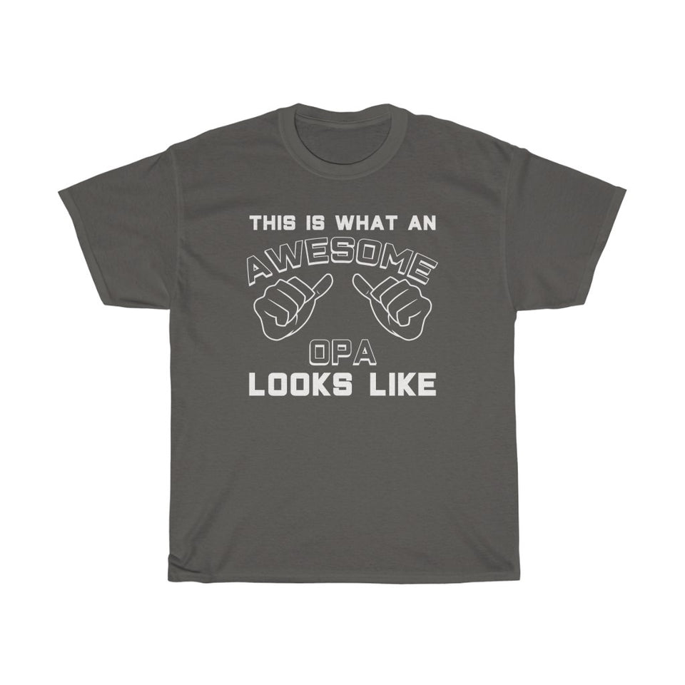 Best Opa Gifts: "This Is What An Awesome Opa Looks Like" Father's Day Mens T-Shirt